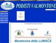 Tablet Screenshot of podistivalmontone.it